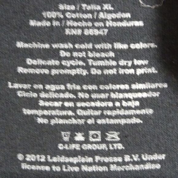 AC / DC Black "Live at River Plate" Concert Tee XL - Picture 5 of 5